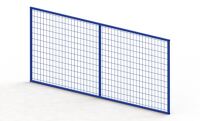 Gitterrückwand f.Palettenregal H.500mm Feldbreite1825mm ku.-besch.blau META
