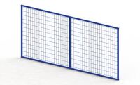Gitterrückwand f.Palettenregal H.500mm Feldbreite1825mm ku.-besch.blau META