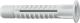 Mehrzweckdübel MZK 8, NW-Nr.: 5000600007 8x49mm m.Kragen, 100St./VE,18VE/Umkarton CELO