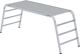 Arbeitsplattform Alu.4 Stufen klappbar Plattf.Aluminium-Warzenblech