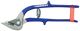Bandeisenschere re., NW-Nr.: 4000810948 L.225mm, 54HRc m.Feder PROMAT Griffe lackiert