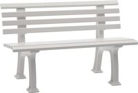 Bank Sylt L1500xB540xH740mm 3-Sitzer Ku.weiß BLOME