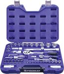 Steckschlüsselsatz, NW-Nr.: 4000821235 55-tlg.1/4+1/2 Zoll SW, 4-32mm Z.72/72 6KT PROMAT   