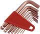 Sechskantwinkelschraubend, NW-Nr.: 4000826914 rehersatz 8-tlg.SW 2-10mm, Kupfer-Beryllium ENDRES TOOLS