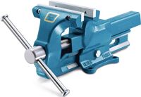 Parallelschraubstock, NW-Nr.: 4000830340 HEUER Front, Backen-B.120mm Spann-W.150mm, auswechselb.Backen  