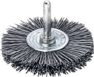 Rundbürste D.70mm Schaft, NW-Nr.: 4000840763 6mm SiC Schleifborsten, K.120 12mm 15000min-¹ LESSMANN  