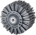 Rundbürste D.140mm M14, NW-Nr.: 4000840772 SiC Schleifborsten K.80, 60mm 2500min-¹ LESSMANN   