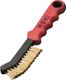 Drahtbürste ROKI® L.225mm, NW-Nr.: 4000840775 0,25mm MS 2-reihig, LESSMANN