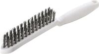 Drahtbürste L.285mm, NW-Nr.: 4000840777 0,35mm VA-Stahldraht, gewellt 3-reihig LESSMANN   
