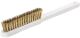 Feinbürste L.225mm 0,15mm, NW-Nr.: 4000840780 Messingdraht gewellt, 4-reihig LESSMANN