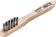 Zündkerzenbürste L.150mm, NW-Nr.: 4000840782 0,15mm VA-Stahldraht, gewellt 3-reihig LESSMANN