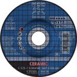 Schruppscheibe CERAMIC, NW-Nr.: 4000843237 SGP STEELOX D125xS7mm, gekr.STA Bohr.22,23mm PFERD  