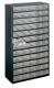 Kleinteilemagazin B306xT150xH552mm galvanisiertes Stahlbl.60 Schubl.PP
