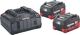 Akku-Set Basic 5,5 LiHD 18 V 2x5,5 (LiHD) Ah Krt.METABO