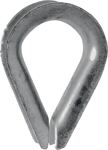 Kausche m.tiefer Rille Rillen-W.5mm Nenn-Gr./Seil 4mm f.Hanfseile