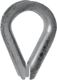 Kausche DIN 6899 Form B 5mm Seil-Nenngröße 4,0mm ZN m.tiefer Rille VE=100 St.