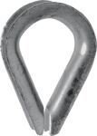 Kausche DIN 6899 Form B 6mm Seil-Nenngröße 5,0mm ZN m.tiefer Rille VE=100 St.