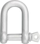 Schäkel Trgf.80kg Bügel/Bolzen 5mm ger.Form VE=50 St.