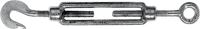 Spannschloss DIN1480 verz.m.Haken u.Öse L.367-497mm M20 Augen-W.24mm