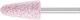 Schleifstift D25xH70mm 110mm 6mm Edelkorund grob 30 Kegel PFERD