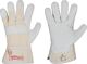 Handschuh CALCUTTA EN388 Gr.9 naturfarben Rindleder Doppelnaht gummierte Stulpe