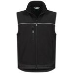 Softshellweste HEN Gr.XXXXL schwarz ELYSEE