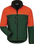 Waldarbeiter-Softshelljacke SANDDORN Gr.L grün/orange ELYSEE