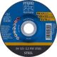 Trennscheibe PSF STEEL D125x3,2mm gekr.STA Bohr.22,23mm PFERD