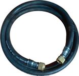 Gasschlauch L.1,8m ID 6,3mm Wandst.3mm schwarz
