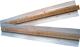 Keramische Badsicherung B 25,4mm B1 6,3mm H 6,3mm T 1,6mm Halbrundnut
