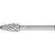 Frässtift RBF D.10mm Kopf-L.20mm Schaft-D.6mm HM Verz.STEEL PFERD