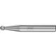 Frässtift KUD D.4mm Kopf-L.3mm Schaft-D.6mm HM Verz.3 PLUS PFERD