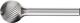 Frässtift KUD D.16mm Kopf-L.14mm Schaft-D.6mm HM Verz.5 PFERD