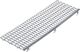 Laubfanggitter B.100-150mm L.1m grau PROTEKTOR