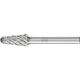 Frässtift KEL D.10mm Kopf-L.20mm Schaft-D.6mm HM Verz.STEEL PFERD