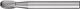 Frässtift TRE D.6mm Kopf-L.10mm Schaft-D.6mm HM Verz.5 PFERD