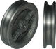 Vogelrolle 470 D.80mm Nut 8,5mm Grauguss gedreht u.gebohrt schm.Nut Gleitlager