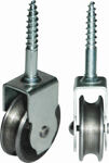 Vogelrolle 471 D.80mm Nut 8,5mm Grauguss verz.Gehäuse a.Bandstahl Bügel