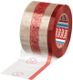Verpackungsklebeband PP tesapack® 4190 farblos/rot L.66m B.50mm Rl.TESA
