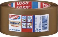 Verpackungsklebeband PVC, NW-Nr.: 3000265549 tesapack® 4124 chamois, L.66m B.50mm Rl.TESA Länge 66m Breite 50mm, Rolle  