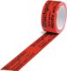 Warnklebeband PP, NW-Nr.: 3000265551 Bruchgefahr L.66 m,B.50mm, rot Rl.TRANSPAK