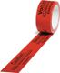 Warnklebeband PP, NW-Nr.: 3000265563 Empfindliche, Elektrogeräte L.66 m,B.50mm rot Rl.TRANSPAK