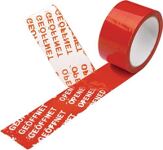 Sicherheitspackband ENVO, NW-Nr.: 3000265569 TAPE® rot L.50m B.50mm, Rl.ENVIROPACK   