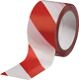 Warnmarkierungsband PVC, NW-Nr.: 3000265596 rot/weiß L.66m B.60mm Rl.