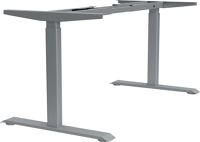 Steh-Sitz Tischgestell silber RAL 9006 H.695-1145mm BMB