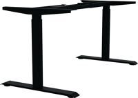 Steh-Sitz Tischgestell schwarz RAL 9017 H.695-1145mm BMB