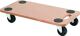 Transportroller D.75mm, NW-Nr.: 3000275041 200 kg L590mm B290mm Ku.4, Antirutsch-Pads
