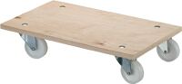 Transportroller D.75mm Tragf.150kg Polyamidreifen Platte 300x500mm