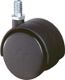 Kunststoffdoppelrolle D.40mm Trgf.30kg M10 PA schwarz RAL 9005