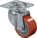 Lenkrolle D.50mm, NW-Nr.: 3000275154 Trgf.120kg m.Platte PU BS, ROLLEN   